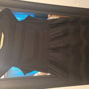 Black a-line dress size 16